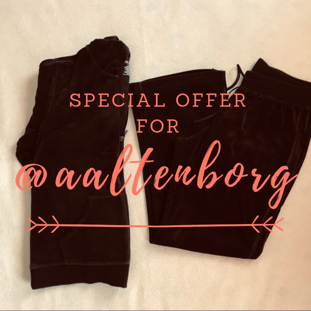 Vintage Velour Track Suit